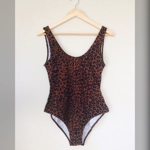 L.A. Hearts Leopard Print Bodysuit